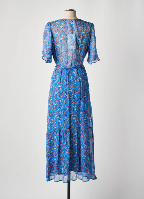 Robe longue bleu GRACE & MILA pour femme