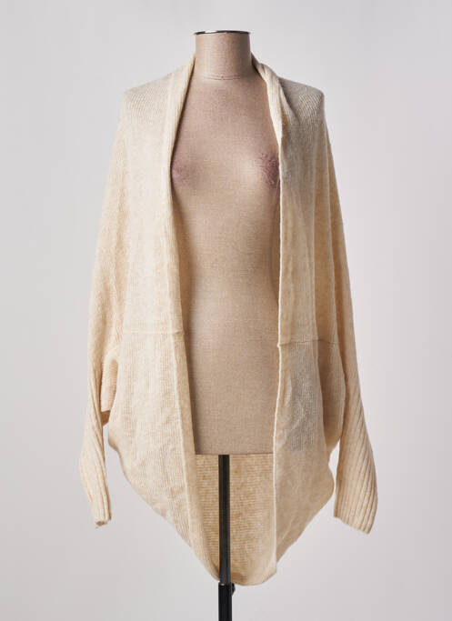 Gilet manches longues beige ESPRIT pour femme