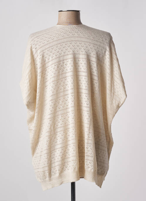 Gilet manches courtes beige CREAM pour femme