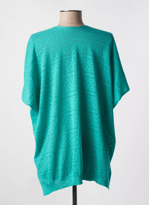 Gilet manches courtes bleu CREAM femme