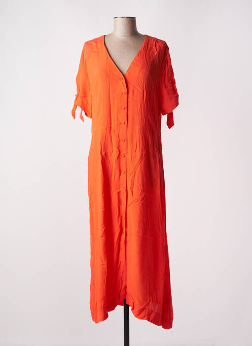 Robe longue orange B.YOUNG pour femme