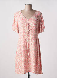 Robe courte manches 3/4 manches 3/4 rose VERO MODA femme