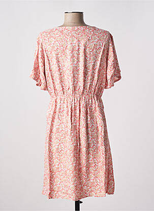 Robe courte manches 3/4 manches 3/4 rose VERO MODA femme
