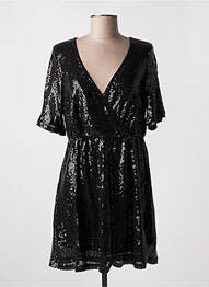 Robe courte coupe évasée manches courtes noir VERO MODA femme