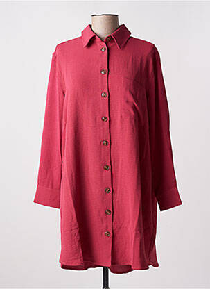 Robe courte manches longues manches longues rouge GRACE & MILA femme