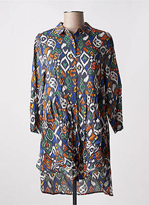 Robe courte manches 3/4 manches 3/4 gris LOLA ESPELETA femme