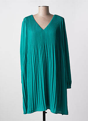 Robe mi-longue manches longues manches longues vert VERO MODA femme