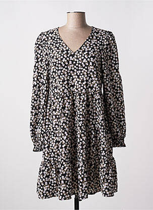 Robe mi-longue coupe évasée manches longues noir VERO MODA femme