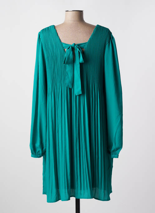 Robe mi-longue manches longues manches longues vert VERO MODA femme