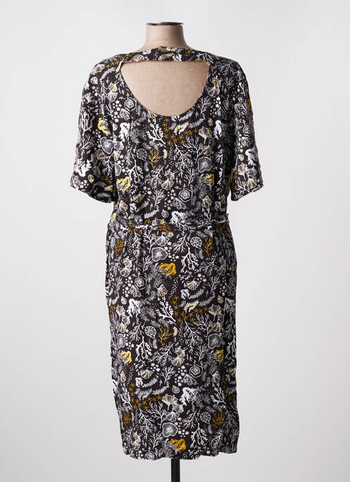 Robe mi-longue noir LOLA ESPELETA pour femme