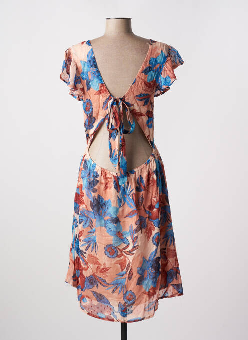 Robe mi-longue orange B.YOUNG femme