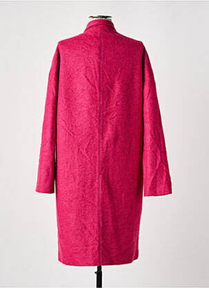 Manteau long coupe droite sans capuche rose ESPRIT femme
