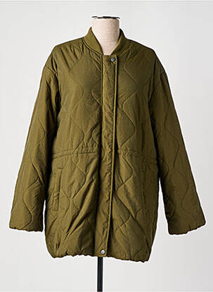 Doudoune poches sans capuche vert ARTLOVE femme