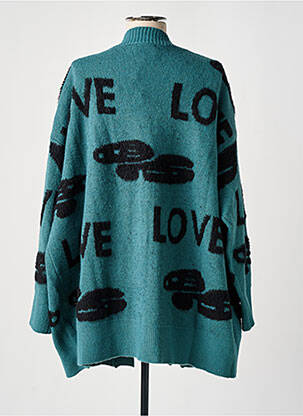 Gilet manches longues stretch bleu ARTLOVE femme