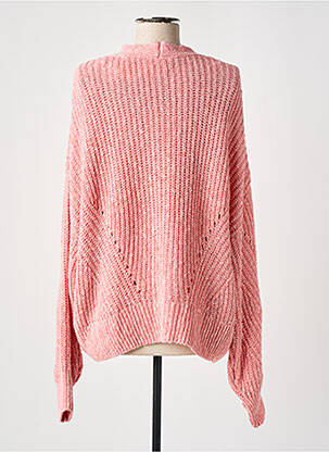 Gilet manches longues resserrée sur le bas rose ESPRIT femme