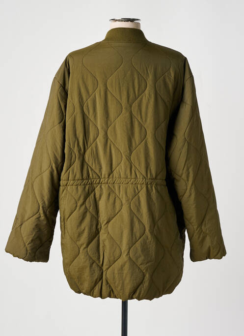 Doudoune poches sans capuche vert ARTLOVE femme