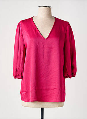 Blouse manches 3/4 manches 3/4 rose B.YOUNG femme