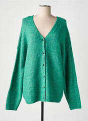 Gilet manches longues vert ONLY pour femme seconde vue