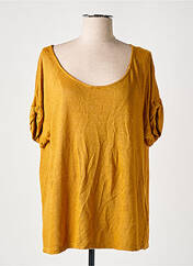 T-shirt jaune PAKO LITTO pour femme seconde vue