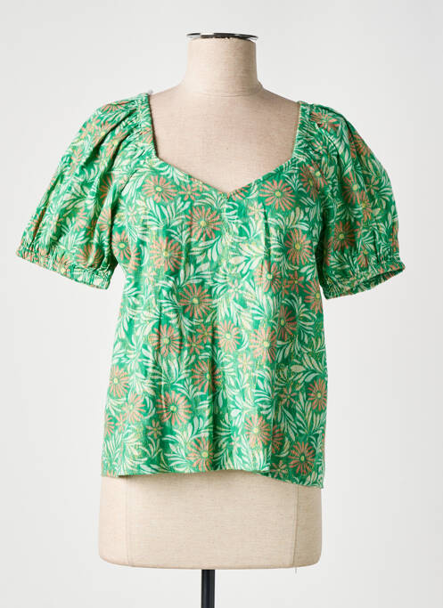 Top manches courtes manches courtes vert VERO MODA femme