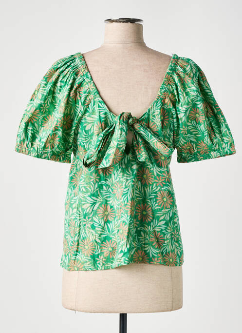 Top manches courtes manches courtes vert VERO MODA femme