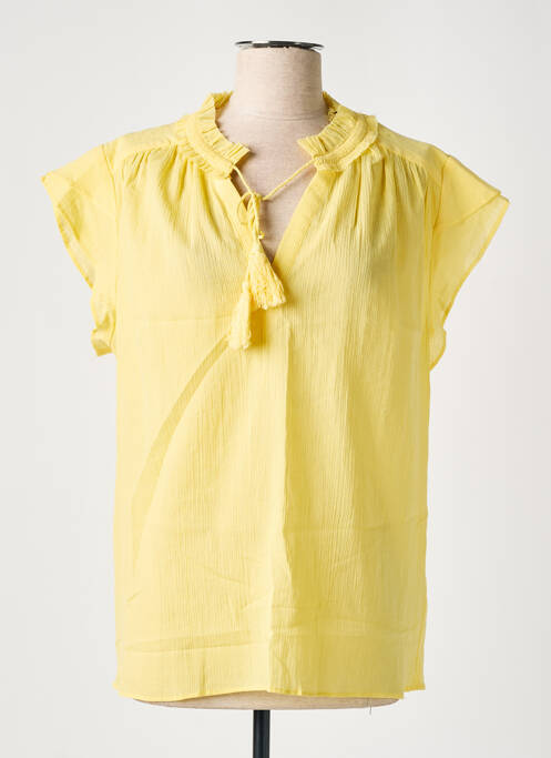 Blouse jaune RUE MAZARINE pour femme