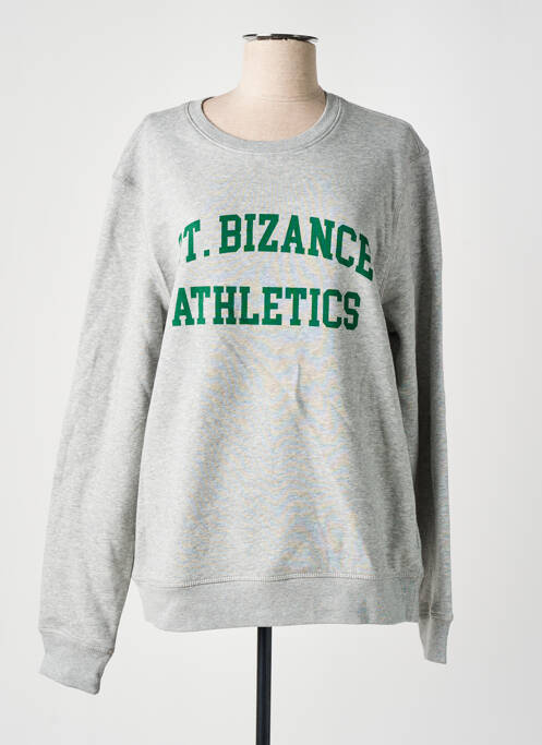 Sweat-shirt gris BIZANCE pour femme