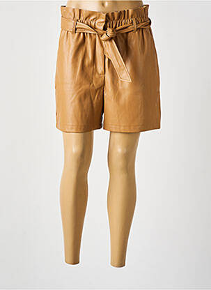 Short taille à pinces taille haute beige VERO MODA femme