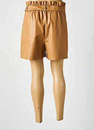 Short taille à pinces taille haute beige VERO MODA femme
