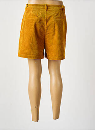 Short taille à pinces taille haute jaune ARTLOVE femme