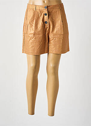 Short taille à pinces taille haute orange VERO MODA femme