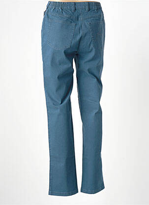 Jeans coupe slim stretch taille haute bleu ADELINA BY SCHEITER femme