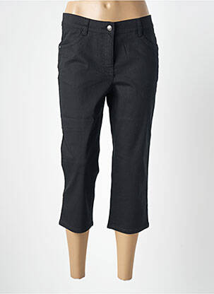 Pantacourt stretch taille normale noir ADELINA BY SCHEITER femme