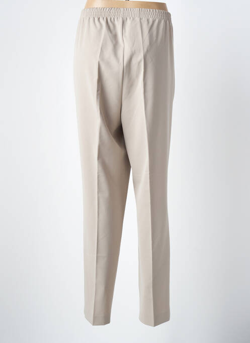Pantalon droit beige ADELINA BY SCHEITER pour femme