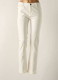 Pantalon slim taille élastique taille normale beige FARFALLA ROSSO femme