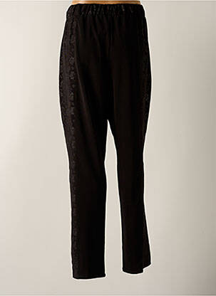 Pantalon droit stretch taille haute noir SPG WOMAN femme