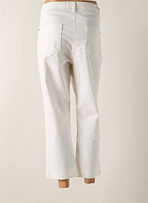 Pantalon 7/8 stretch taille normale blanc CLUB OF COMFORT femme