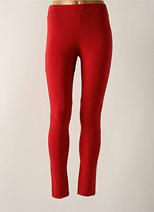 Legging taille haute taille haute rouge clair ENJOY femme