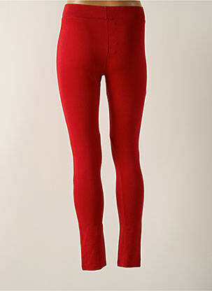 Legging taille haute taille haute rouge clair ENJOY femme