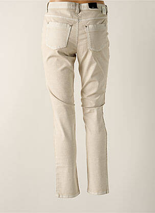 Pantalon slim stretch taille normale beige STARK femme