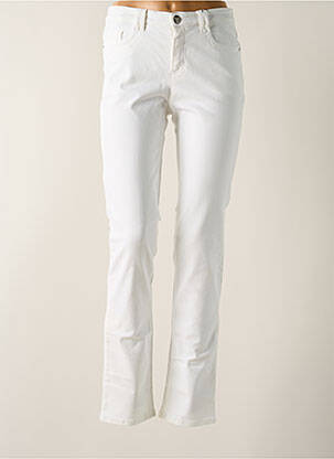 Jeans coupe slim taille basse taille basse blanc STARK femme