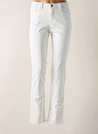 Jeans coupe slim taille basse taille basse blanc STARK femme