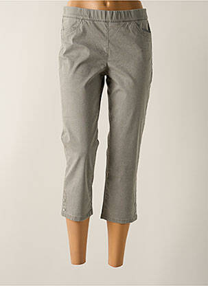 Pantacourt stretch taille normale gris STARK femme