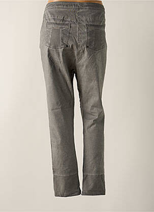 Pantalon droit stretch taille basse gris SIMCLAN femme