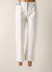 Pantalon 7/8 blanc CLUB OF COMFORT pour femme seconde vue