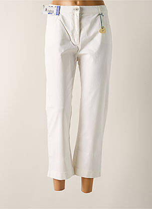 Pantalon 7/8 blanc CLUB OF COMFORT pour femme