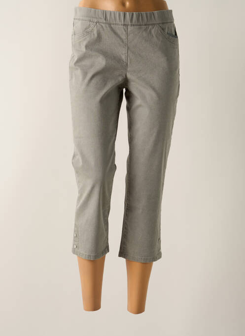 Pantacourt stretch taille normale gris STARK femme