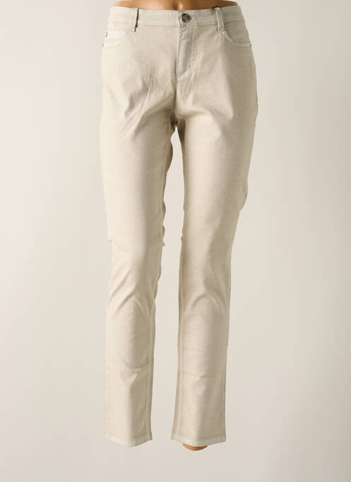 Pantalon slim beige STARK pour femme