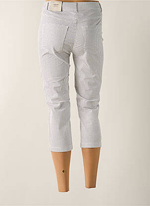 Pantacourt taille haute taille haute blanc BRANDTEX femme