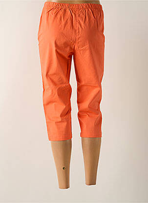 Corsaire taille élastique taille normale orange BRANDTEX femme
